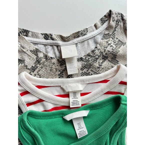 5pc H&M Clothing Bundle - T-Shirt, Tanks, Sweatshorts, Running Shorts, Size M - Picture 12 of 14